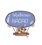 NADAO love dog V.1 e（個別スタンプ：6）