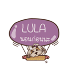 LULA love dog V.1 e（個別スタンプ：39）