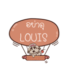 LOUIS love dog V.1 e（個別スタンプ：9）