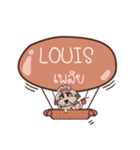 LOUIS love dog V.1 e（個別スタンプ：17）