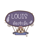 LOUIS love dog V.1 e（個別スタンプ：19）