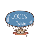 LOUIS love dog V.1 e（個別スタンプ：27）