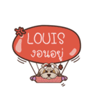 LOUIS love dog V.1 e（個別スタンプ：32）