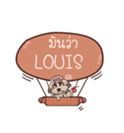 LOUIS love dog V.1 e（個別スタンプ：33）