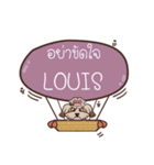 LOUIS love dog V.1 e（個別スタンプ：34）