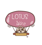 LOTUS love dog V.1 e（個別スタンプ：22）