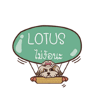 LOTUS love dog V.1 e（個別スタンプ：29）