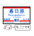 九州私鉄 天神大牟田線 大宰府線この駅だよ（個別スタンプ：8）