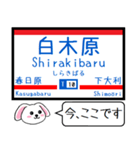 九州私鉄 天神大牟田線 大宰府線この駅だよ（個別スタンプ：9）