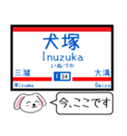 九州の私鉄 天神大牟田線 貝塚線この駅だよ（個別スタンプ：4）