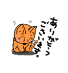 オレンジねこくん（個別スタンプ：2）