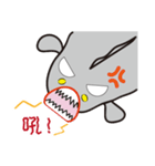 The strange fish's expression everyday（個別スタンプ：2）