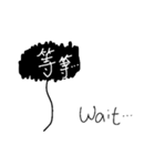 Daily lazy words for Chinese（個別スタンプ：39）