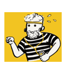 Beard man with with Striped shirt（個別スタンプ：4）