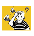 Beard man with with Striped shirt（個別スタンプ：10）