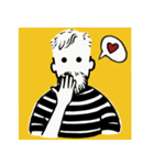 Beard man with with Striped shirt（個別スタンプ：12）