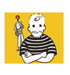 Beard man with with Striped shirt（個別スタンプ：33）