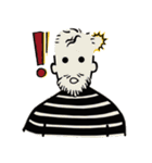 Beard man with with Striped shirt（個別スタンプ：38）