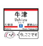 九州 長崎本線 今この駅だよ！タレミー（個別スタンプ：11）