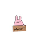 うさぎちゃんの日常。（個別スタンプ：5）