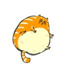 A fat orange cat（個別スタンプ：1）