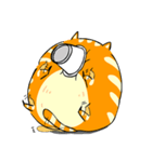 A fat orange cat（個別スタンプ：3）