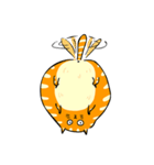 A fat orange cat（個別スタンプ：7）