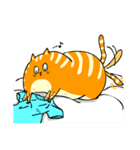 A fat orange cat（個別スタンプ：13）