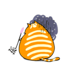 A fat orange cat（個別スタンプ：18）