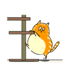 A fat orange cat（個別スタンプ：19）