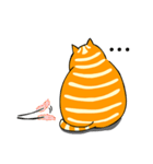 A fat orange cat（個別スタンプ：20）