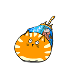 A fat orange cat（個別スタンプ：23）