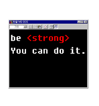 開発者の人生 : ver. MS-DOS（個別スタンプ：6）