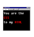 開発者の人生 : ver. MS-DOS（個別スタンプ：8）