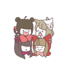 Little Cat Riding Hood ＆ Friends（個別スタンプ：38）