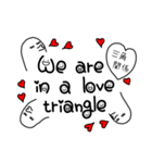 【英語】手描き文字♡41（個別スタンプ：32）