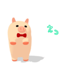 丸い豚さんスタンプ（個別スタンプ：13）