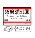 私鉄西台-明石本線の この駅だよ！タレミー（個別スタンプ：7）