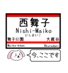 私鉄西台-明石本線の この駅だよ！タレミー（個別スタンプ：14）