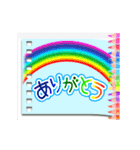 ▷色鉛筆で日常敬語☆大人さわやかスタンプ（個別スタンプ：8）