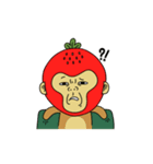 イチゴ猿（個別スタンプ：16）