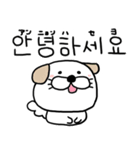 犬のくうたん part10 韓国語ver（個別スタンプ：13）