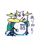 ドラムと猫とハイエース（個別スタンプ：2）