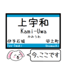 四国 予讃線(伊予市-宇和島) この駅だよ！（個別スタンプ：21）