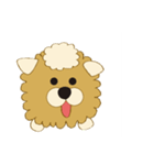 シフォン犬（個別スタンプ：1）