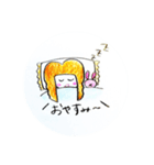 おさげ髪の女の子のスタンプ（個別スタンプ：7）