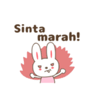Cute rabbit stickers name, Sinta（個別スタンプ：10）