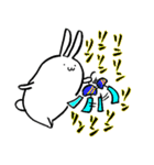 てきとうウサギ【夏】（個別スタンプ：2）