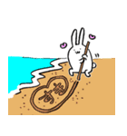 てきとうウサギ【夏】（個別スタンプ：3）