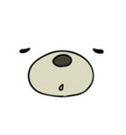 茶グマ 白クマ（個別スタンプ：40）